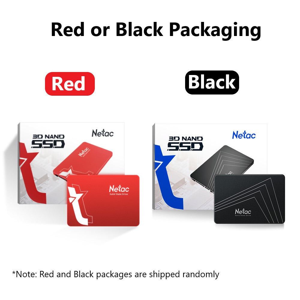 Netac 512GB SSD 2.5'' SATA III 6 Gb/S Internal Solid State Drive 500Mb/S PC/MAC