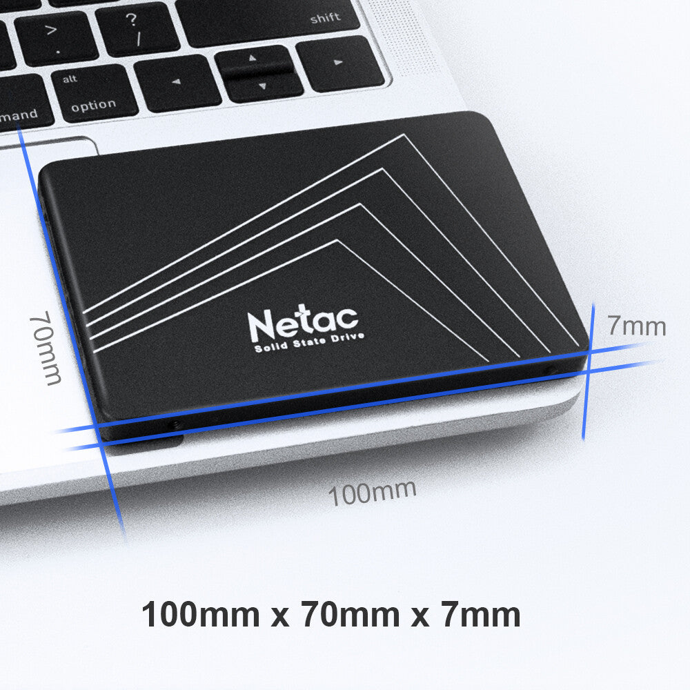 Netac 512GB SSD 2.5'' SATA III 6 Gb/S Internal Solid State Drive 500Mb/S PC/MAC
